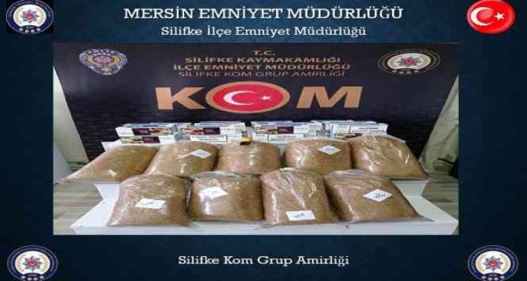 Mersin'de gümrük kaçağı sigara operasyonu