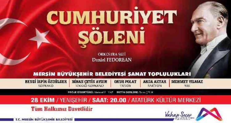 Mersin'de 2 önemli oratoryo ile cumhuriyet taçlanacak