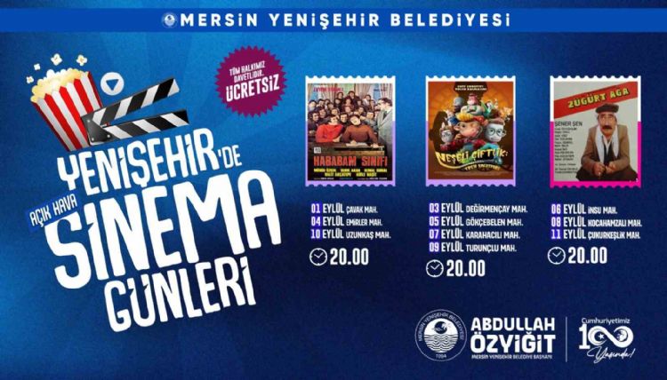 Yenişehir’de açık hava sineması günleri başlıyor