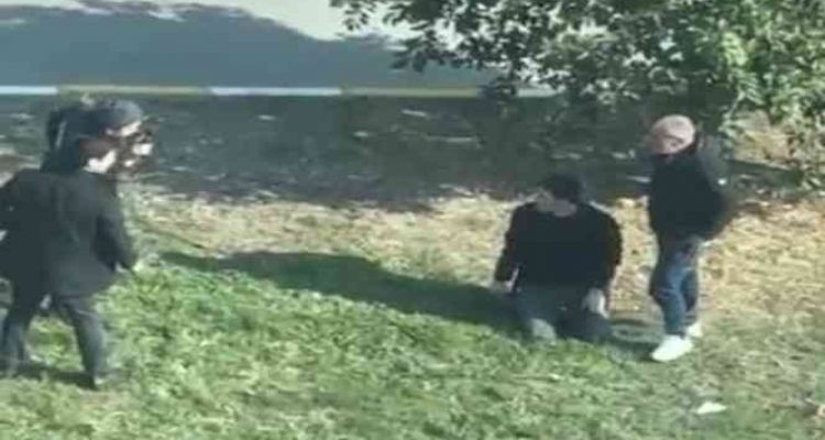 Adliye parkında 2 kişinin yaralandığı olayla ilgili görüntüler ortaya çıktı
