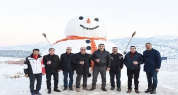 Toroslar'da ‘Kar festivali’ heyecanı