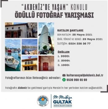 Akdeniz Belediyesinden ödüllü fotoğraf yarışması