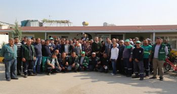 GÜNEŞ DOĞARKEN İŞÇİLERLE SABAH MESAİSİNDE