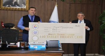 Mersin Ticaret Borsasından öğrencilere 110 tablet bilgisayar