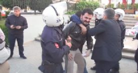 KIZILDERE PROTESTOSUNDA İZİNSİZ YÜRÜYÜŞE POLİS MÜDAHALESİ