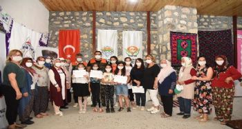 Yaylalarda TORTEK kurslarına katılanlar sertifikalarını aldı