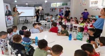 Çocuklara el yıkamanın önemi anlatıldı
