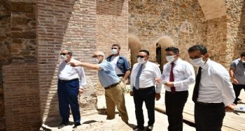Vali Su, Aydıncık'ta incelemelerde bulundu