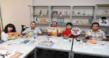 Seramik Kursuna engellilerden yoğun ilgi