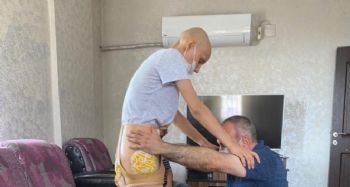 Sağ bacağını kaybetti umudunu kaybetmedi