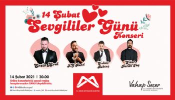BÜYÜKŞEHİR, MERSİNLİLER’İ 14 ŞUBAT’TA CANLI YAYINLANACAK “SEVGİLİLER GÜNÜ KONSERİ”NE DAVET EDİYOR 