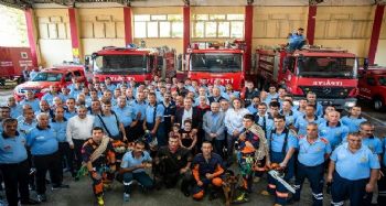 Seçer, itfaiye personelini ziyaret etti