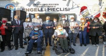 Engelliler, Mezitli'de yeni bir yaşam alanına kavuştu