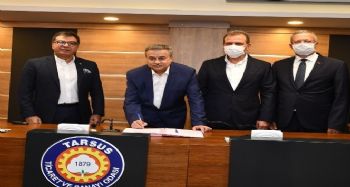 MTOSB ile Tarsus OSB arasında ‘Kardeş OSB protokolü’ imzalandı