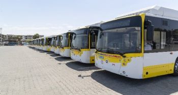 CNG'li çevre dostu otobüslerin 33'ü daha Mersin'e geldi