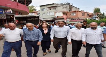 Yılmaz ve Elvan, Toroslar'da vatandaşla buluştu