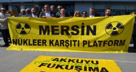 MERSİN NÜKLEER KARŞITLARI ’FUKUŞİMA’ EYLEMİ YAPTI
