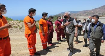 Orman Genel Müdürü Karacabey Mersin'de incelemelerde bulundu