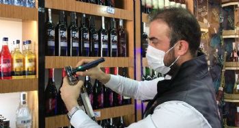Mersin'de sahte alkol denetimi