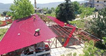 Erdemli Belediyesinden Karayakup Mahallesine sosyal alan