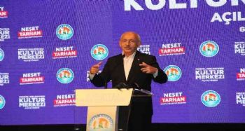 Kılıçdaroğlu, Mezitli Belediyesi Kültür Merkezinin açılışını yaptı