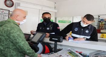 Toroslar Belediyesi zabıtasından korona virüs denetimi