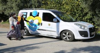Mersin'de "Anne Taksi" hizmeti