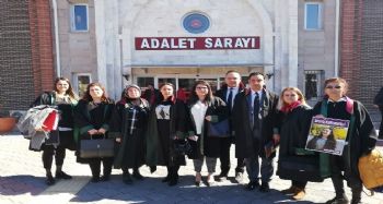Mersin Barosu Kadın Hakları Merkezi, Güleda'nın duruşmasına katıldı