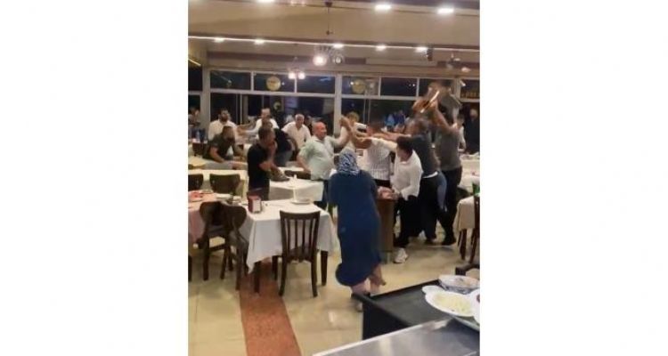 İstek şarkı isteyen müşterinin kafasında sandalye kırdılar
