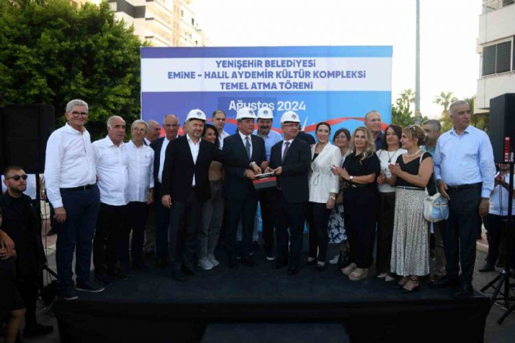Yenişehir’de kütüphane ve taziyeevinden oluşan kompleksin temeli atıldı