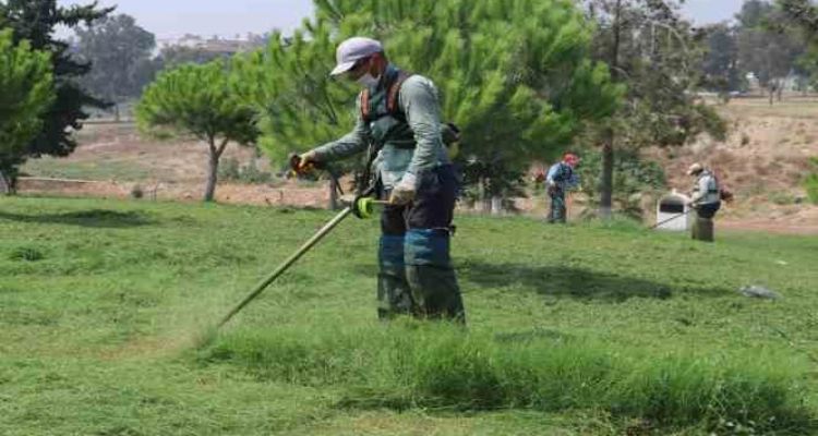 Toroslar'da park ve yeşil alanlar yaza hazırlanıyor