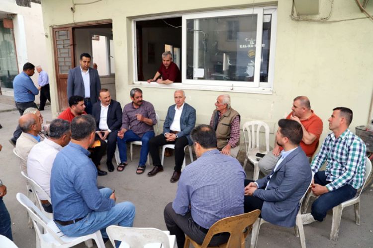 GÜLTAK; ESNAF VE VATANDAŞ ZİYARETLERİNİ SÜRDÜRÜYOR
