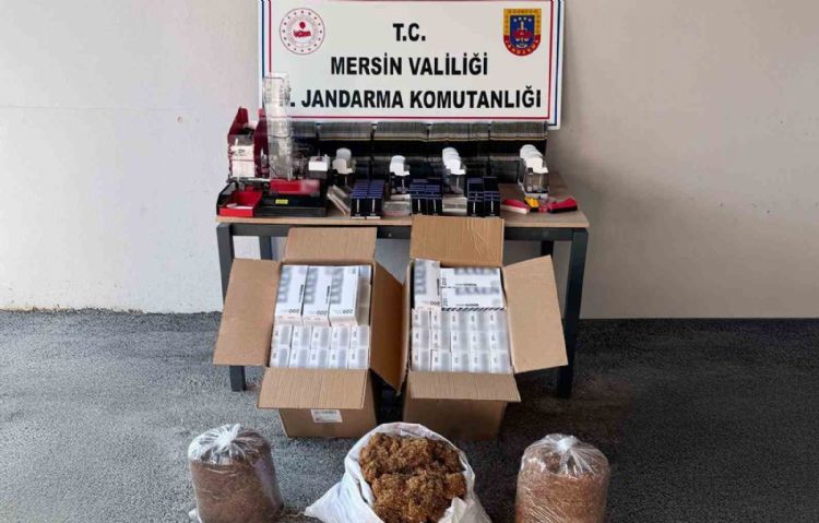 Mersin’de kaçak makaron operasyonu: 1 şüpheli gözaltına alındı