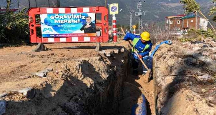 MESKİ, Toroslar ilçesinde içme suyu çalışmalarını sürdürüyor