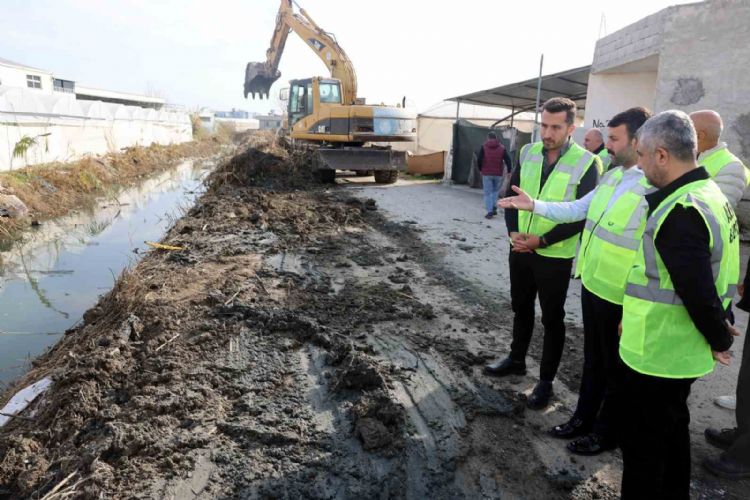 Mersin’de sulama kanalları temizlenip, ıslah ediliyor