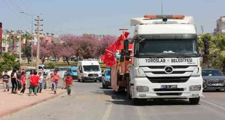 23 Nisan Tırı ile bayram coşkusu yaşandı