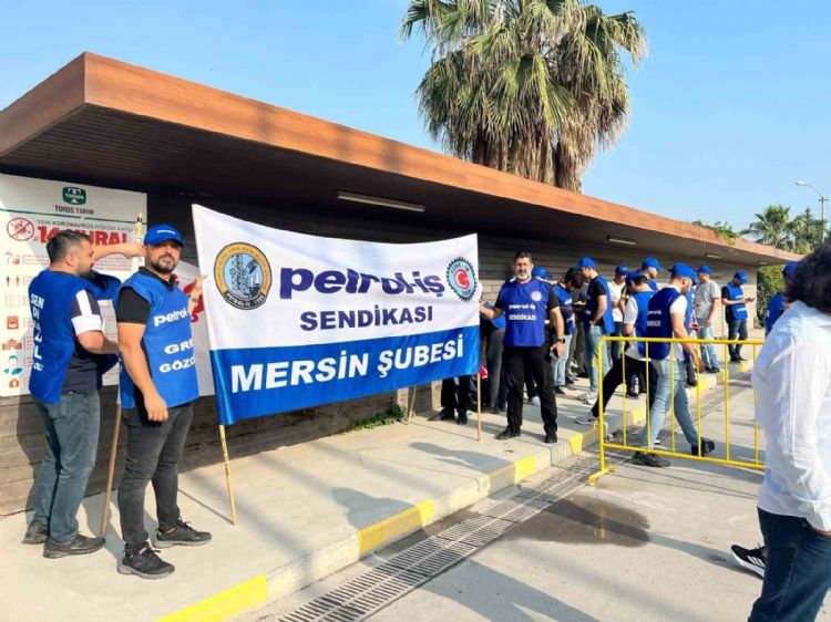Tekfen Holding’e bağlı Toros Tarım’da işçiler greve başladı