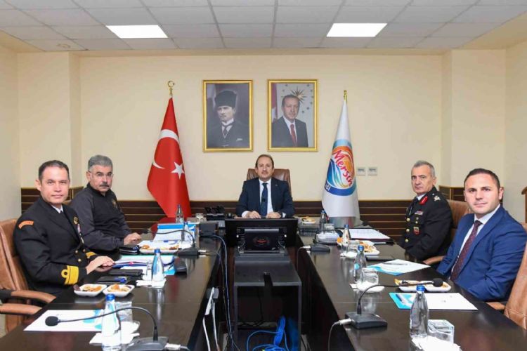 Vali Pehlivan, Asayiş ve Güvenlik Koordinasyon Toplantısına katıldı