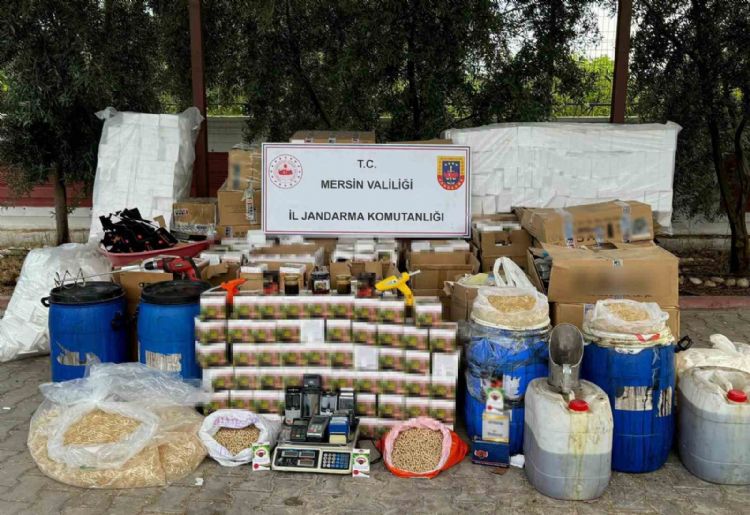 Mersin’de sahte ilaç yapan 2 şüpheli yakalandı