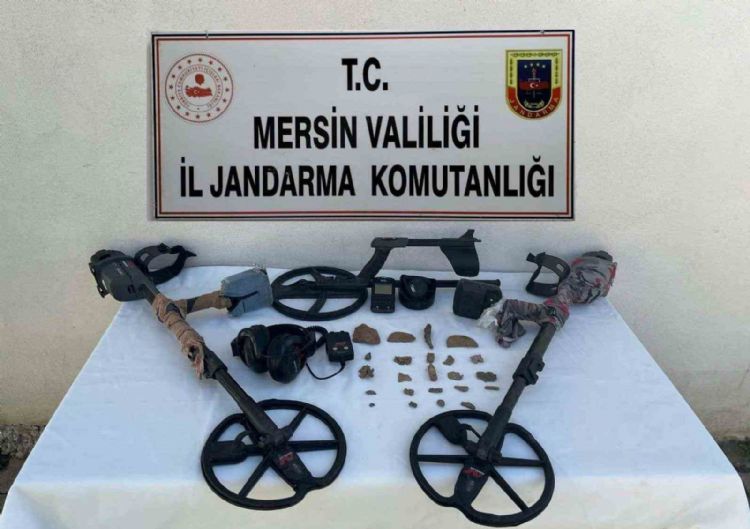 Mersin’de tarihi eser kaçakçılığı operasyonu: 5 gözaltı