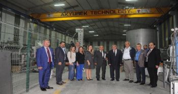 Çukurova SİFED üyeleri Akyürek Teknoloji’de incelemelerde bulundu