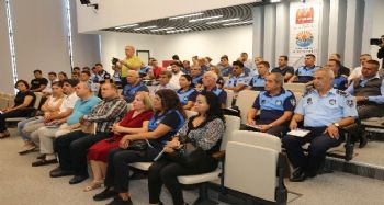 Mersin'de zabıtalara ortak eğitim