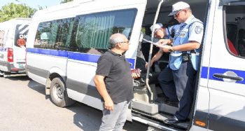 Mersin'de okul servisleri denetleniyor