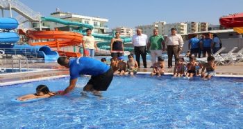 Erdemli Belediyesi Aquapark'ı bayramda açıyor