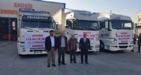 AYMED DOĞUDAKİ ASKER VE POLİSE 120 TON NARENCİYE GÖNDERDİ