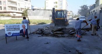 Akdeniz'de asfalt çalışmaları sürüyor