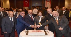 KKTC’NİN KURULUŞUNUN 33. YILDÖNÜMÜ GERÇEKLEŞTİRİLEN RESEPSİYONLA KUTLANDI