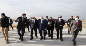 Bakan Elvan, Çukurova Bölgesel Havalimanında incelemelerde bulundu