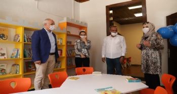 Başkan Gültak, çocuk kütüphanesi ve oyun alanını hizmete açtı