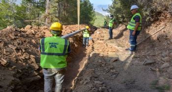 Anamur'da içmesuyu çalışmaları sürüyor